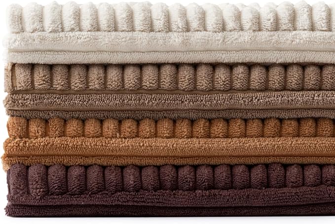 MIULEE Brown Throw Pillow Covers 20x20 Inch Set of 4 Boho Farmhouse Cushion - Image 8