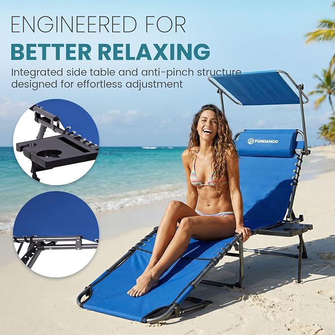 FUNDANGO Heavy Duty Tanning Chair - Image 8