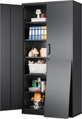 SISESOL Wide & Deep Metal Storage Cabinet by SISESOL