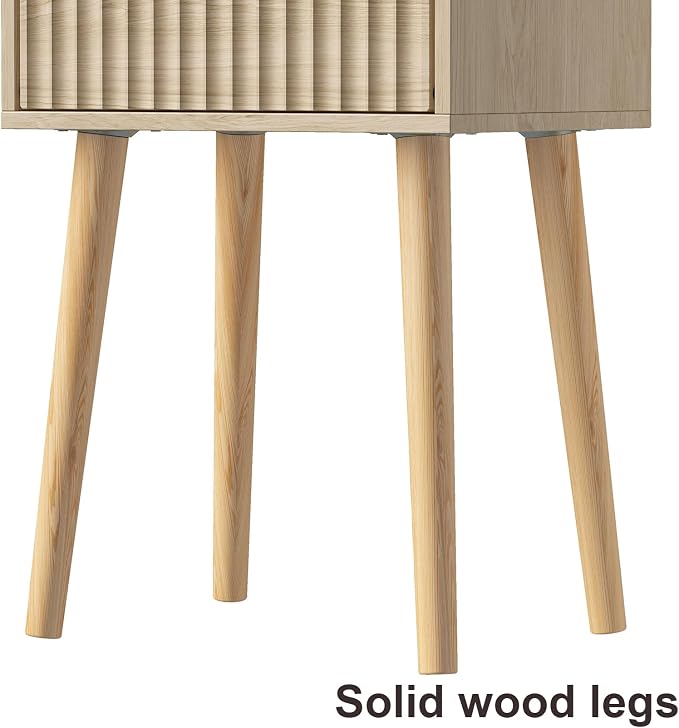 LAATOOREE Nightstand Set of 2, Small Bed Side Table - Image 6