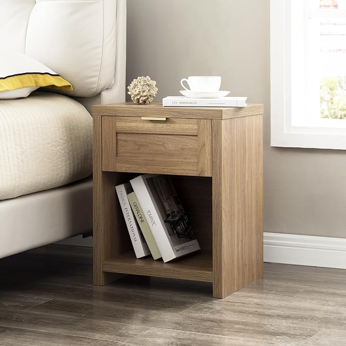 OAKHAM HOME Nightstands, Boho End Table - Image 2