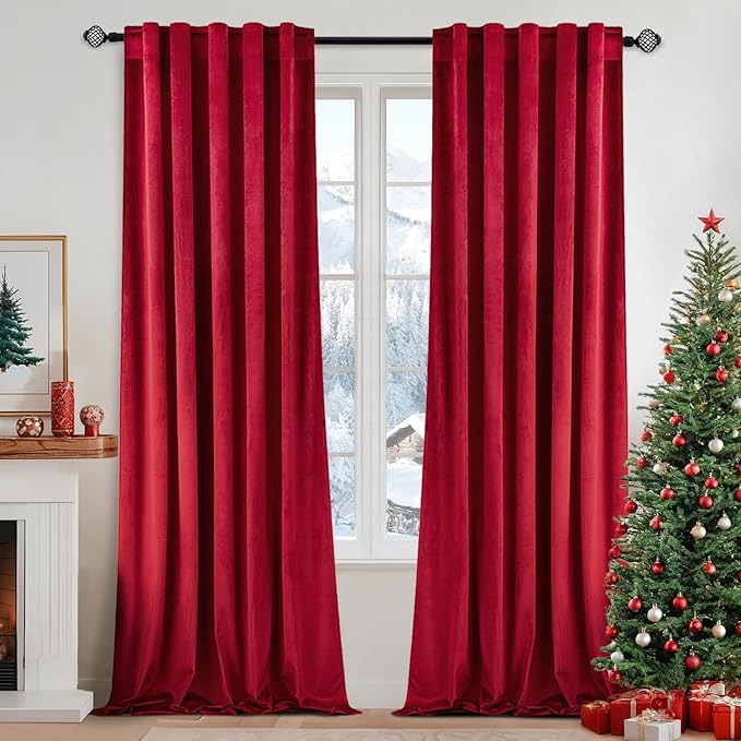MIULEE Velvet Curtains Luxury Blackout Curtains by MIULEE
