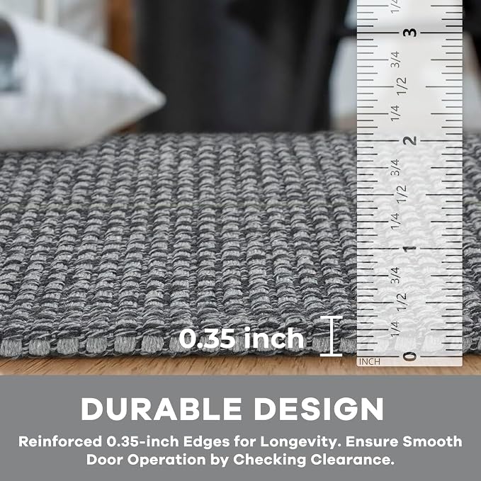 KOZYFLY Boho Rugs for Entryway Rugs 4x6 ft Washable Area Rugs Rubber Backed - Image 4