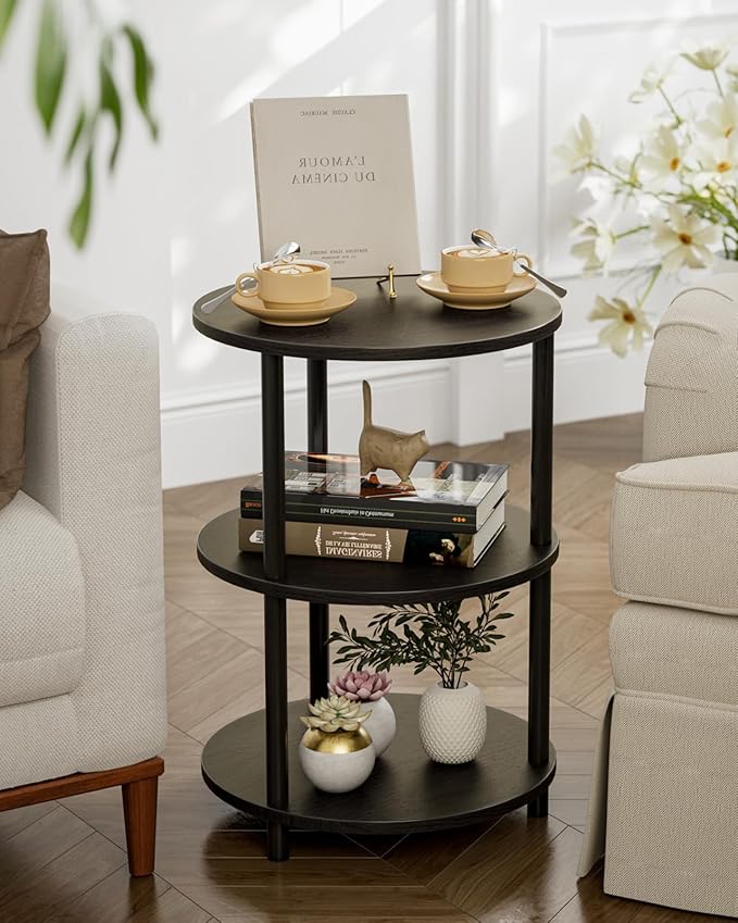 XBurmo Round Coffee Table for Living Room - Image 5