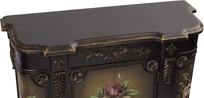 Nearly Natural French Vintage Style Floor Cabinet - Image 8