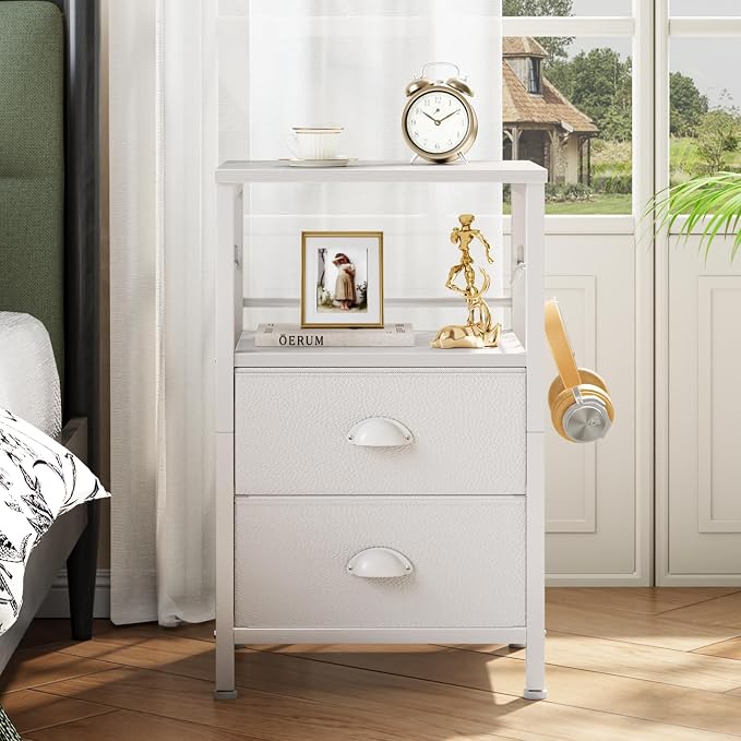 Furologee Nightstands Set of 2, End Table - Image 5