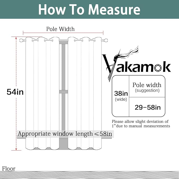 Yakamok Blackout Curtains for Bedroom - Image 7