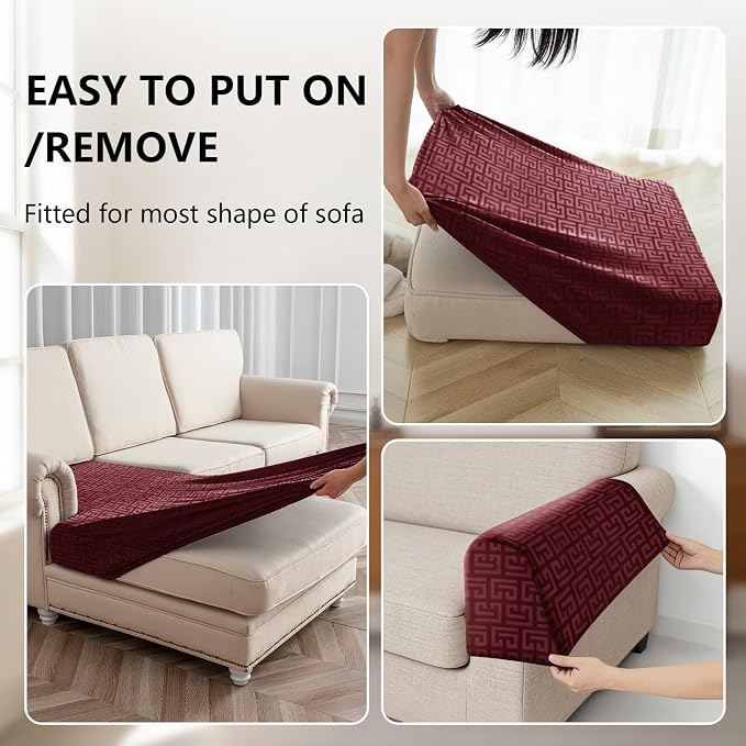UNBBRRL Stretch Couch Seat Cushion Cover - Image 4