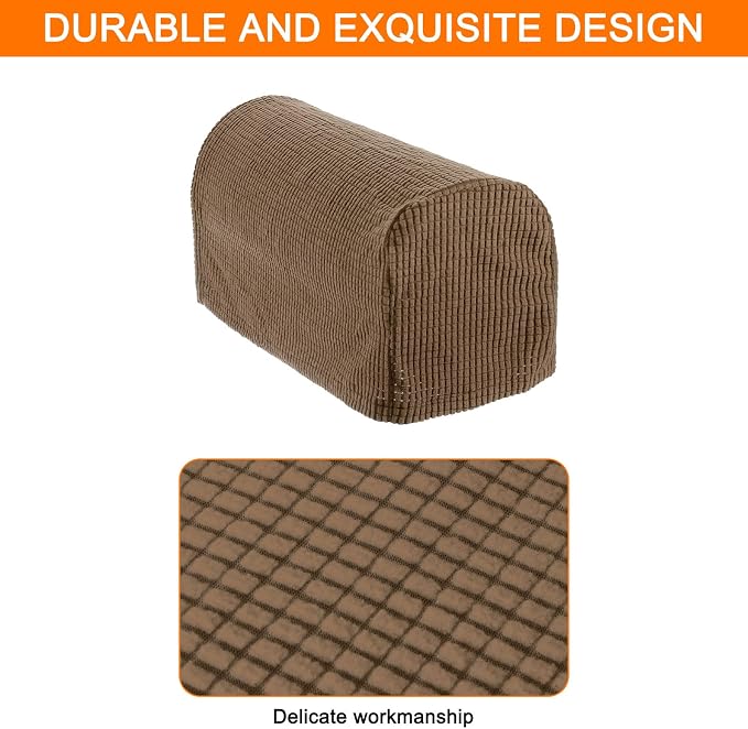 uxcell Stretch Armrest Covers Armchair Anti-Slip - Image 5