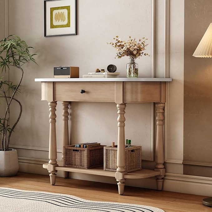 Retro Curved Console Table - Image 3