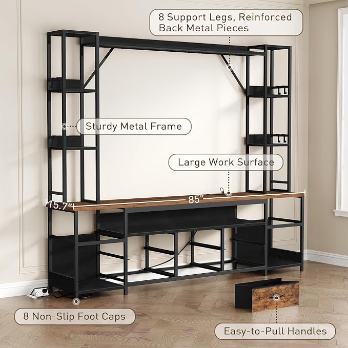 RALGEND Large Entertainment Center - Image 6