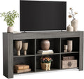 LITTLE TREE TV Stand with Storage, 63-Inch Entertainment Center with Shelves by LITTLETREE