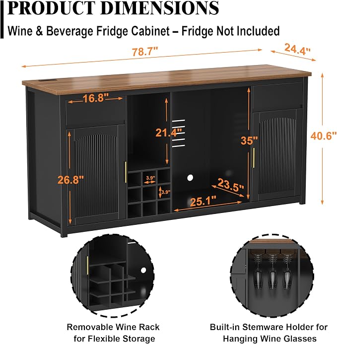 GDLF Extra Long Bar Cabinet - Image 2