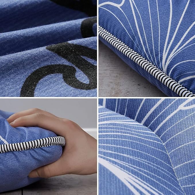 MAXYOYO Leaf Printed Japanese Futon Floor Mattress, Thicken Sleeping Pad Floor - Image 4