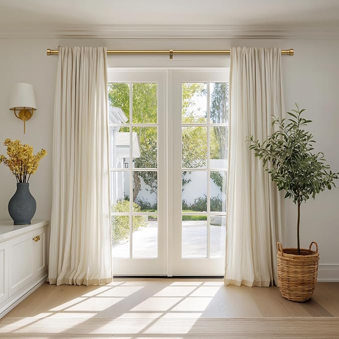Lootkell Warm Gold Curtain Rods - Image 3