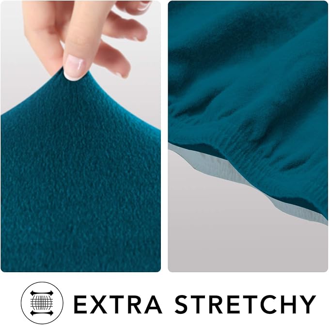 PureFit Super Stretch Oversized Sofa Slipcover – Spandex Non Slip Soft Couch - Image 4
