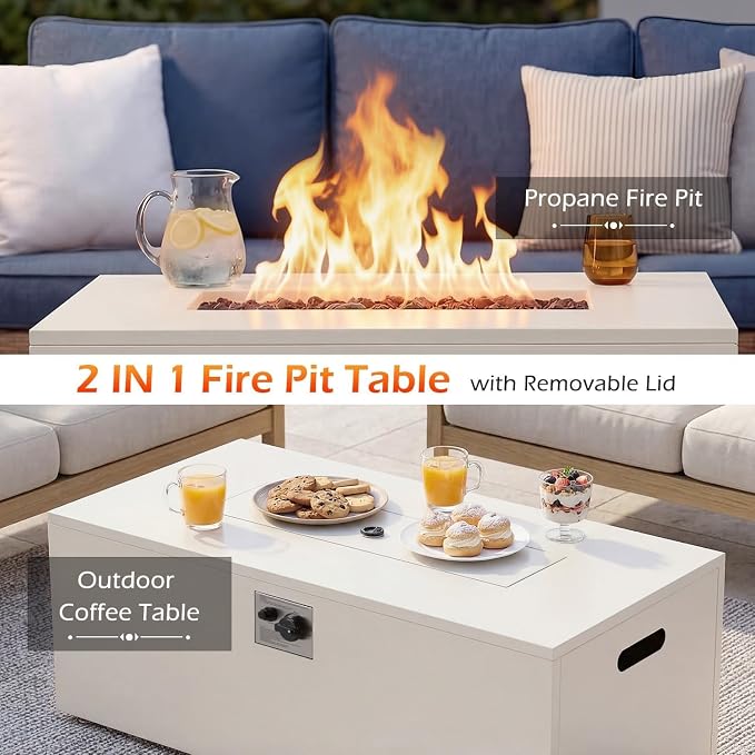ECOTOUGE 8-Piece Half-Moon Curved Patio Furniture Set - Image 4