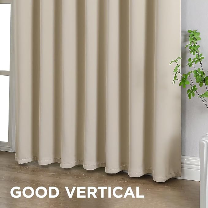 Joydeco Blackout Curtains 90 Inches Long 2 Panels Set, Thermal Insulated Long - Image 4