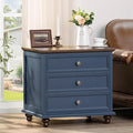 Joaxswe 24" Wide Farmhouse Night Stand, Large End Table by Joaxswe