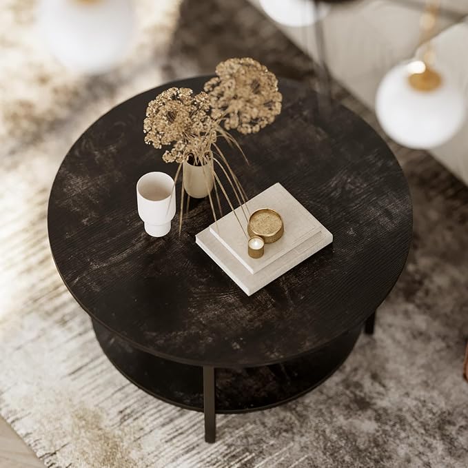 FABATO Round Lift Top Coffee Table - Image 6