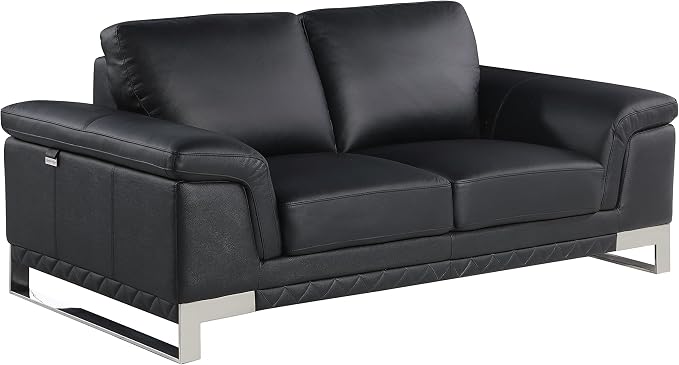 Blackjack Furniture Weston Collection Genuine Italian Leather Living Room Chair - Image 4