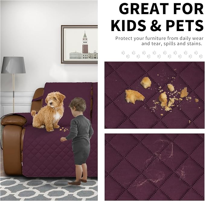 Easy-Going Recliner Sofa Cover, Reversible Couch Cover - Image 3