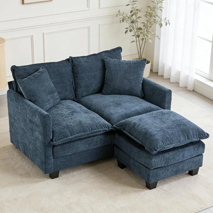 Loveseat Sofa with Ottoman by MUDANT