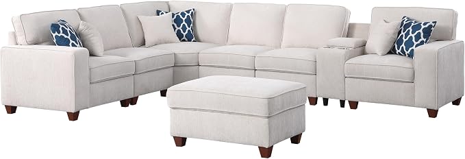 Ball & Cast 127" L-Shaped Sectional Couches - Image 2
