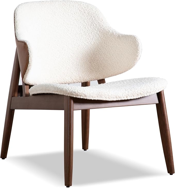Furniture of America Callum Mid-Century Modern Solid Wood 2 Piece Brown Round - Image 15