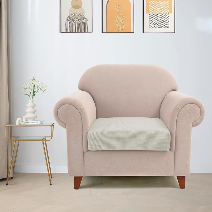 Water Repellent Couch Cushion Covers Single Seat Cushion Cover, Stretch - Image 2