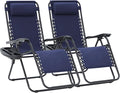 JEAREY Zero Gravity Lounge Chairs Set of 2, Breathable Steel Mesh Lounge Chairs by JEAREYOutdoorsCollection