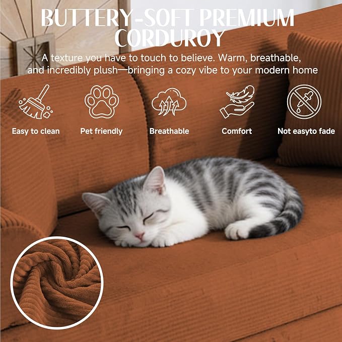 79'' Convertible Sofa Bed, 6 in 1 Folding Floor Futon Couch Sleeper - Image 5