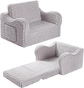 MOMCAYWEX Kids Sofa, 2-in-1 Flip-Out Foam Couch by MOMCAYWEX