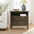 HULALA HOME Farmhouse End Table by HULALAHOME