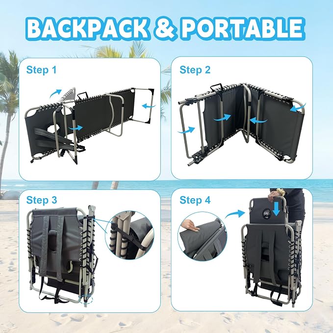 Backpack Sun Tanning Chair - Image 8