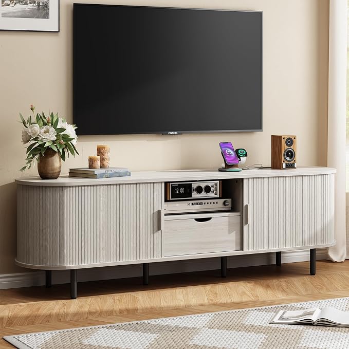 ONBRILL 69" TV Stand with Power Outlet - Image 8