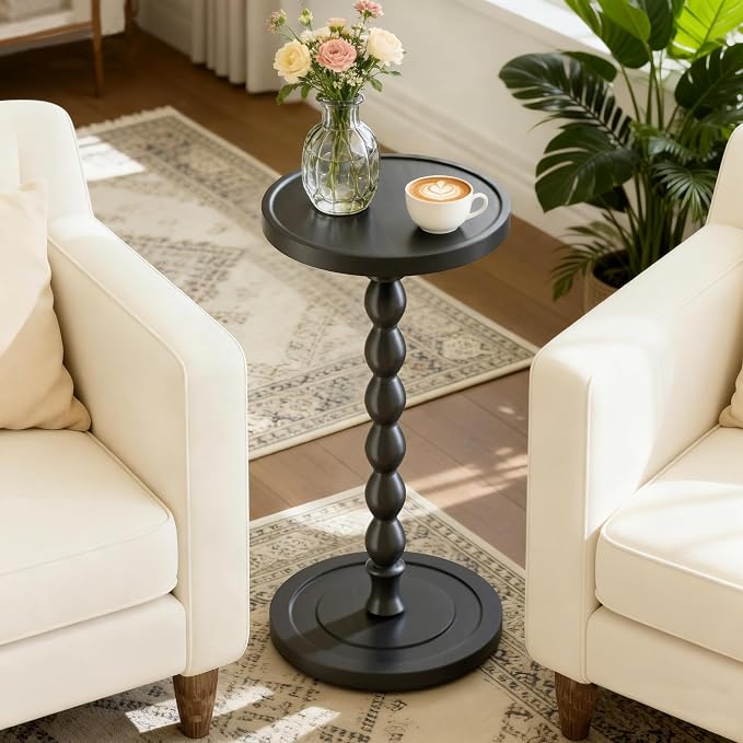 Small Side Table, Rubberwood‌ Drink Table - Image 2