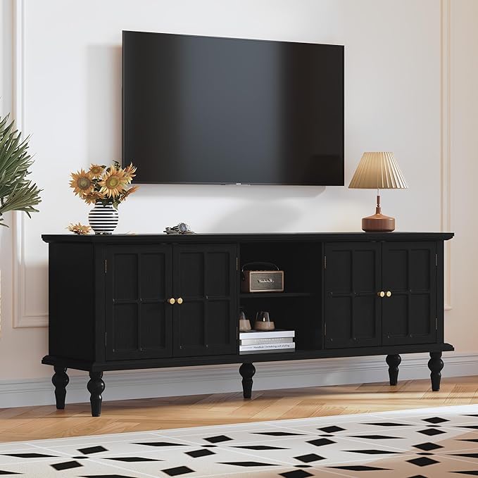 3More 67" Mid Century Modern TV Stand - Image 3