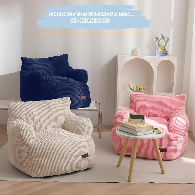 MAXYOYO Kids Bean Bag Chair, Stuffed Toddler Bean Bag Sofa - Image 5