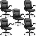 Leather Office Chair, PU Home Computer Desk Chairs by BrickAttic