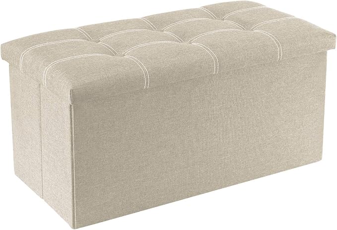 YOUDENOVA 30 inches Folding Storage Ottoman, Ottoman by YOUDENOVA