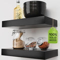 BAOBAB WORKSHOP Solid Wood Floating Shelves by BAOBABWORKSHOP