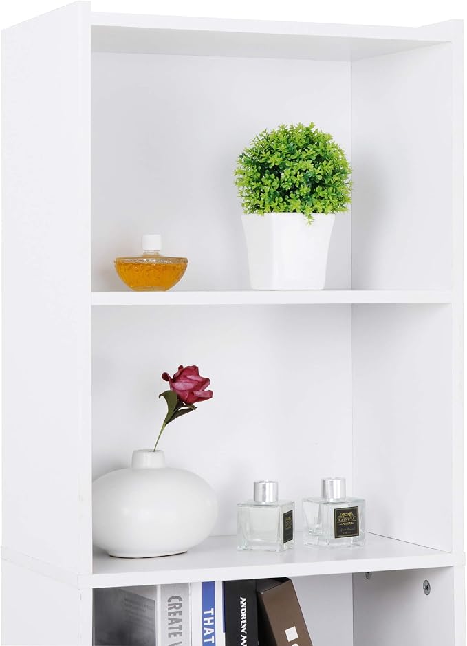5 Tier Open Bookshelf, 52 Inch Bookcase Storage Rack - Image 7