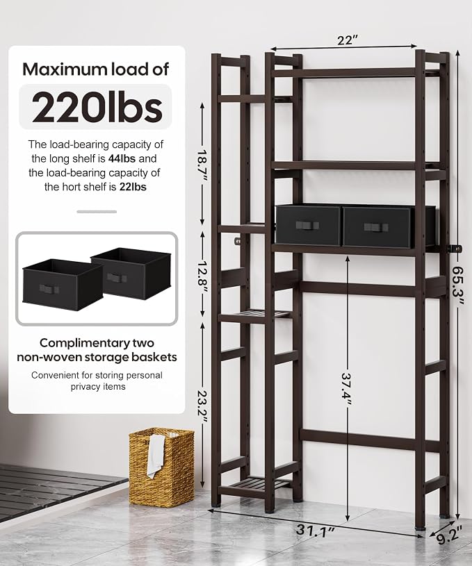 Homde Over The Toilet Storage - Image 2