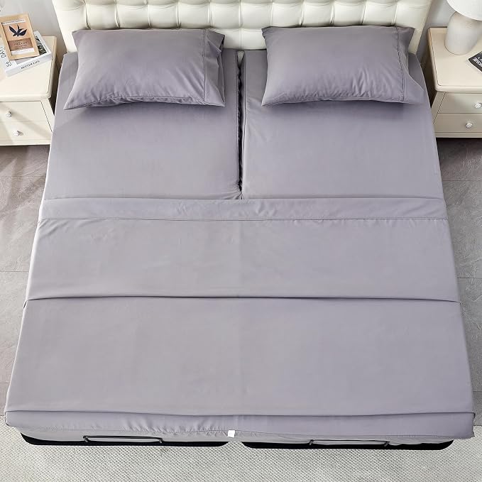 Kingnex Half Split Top King Sheets Set - Image 5