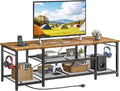 YGEOMER TV Stand for Up to 75 Inch TVs, Entertainment Center by YGEOMER
