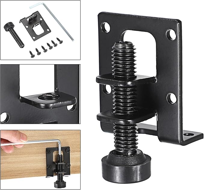 OwnMy 4 Packs Adjustable Furniture Leveling Feets L Shaped Furniture Levelers - Image 6