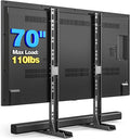 Rfiver Universal TV Stand for 20-70 inch Flat Curved TVs, Height Adjustable by Rfiver