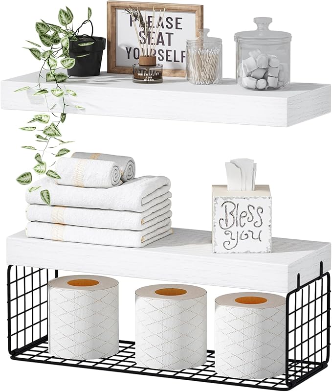 QEEIG Bathroom Shelves Over Toilet by QEEIG