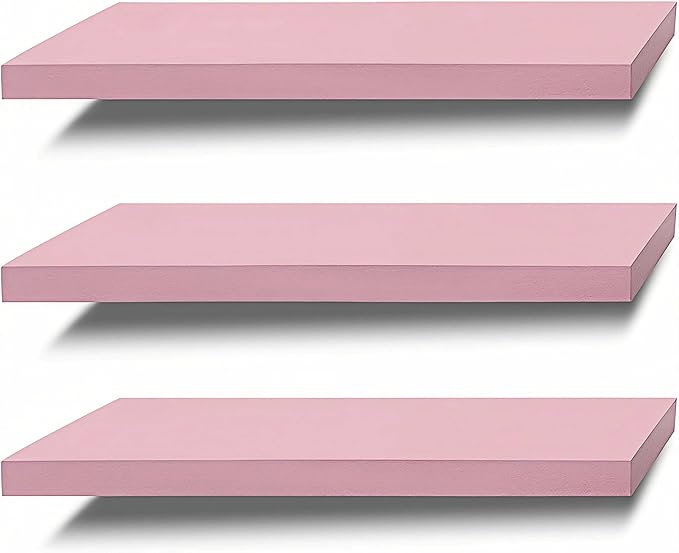 SAUMONIERES Floating Shelves Wall Shelf Solid Wood by Saumonieres
